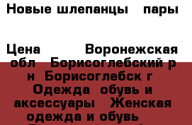 Новые шлепанцы 2 пары › Цена ­ 150 - Воронежская обл., Борисоглебский р-н, Борисоглебск г. Одежда, обувь и аксессуары » Женская одежда и обувь   . Воронежская обл.